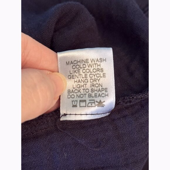 Xirena Women’s Avery Top Chelsea Gauze Sz Medium North Star Blue Nautical Casual - Picture 7 of 9